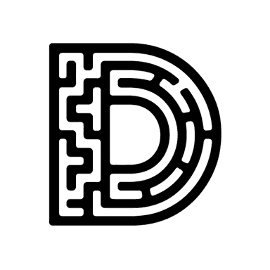 Deddal Logo - Maze Pattern